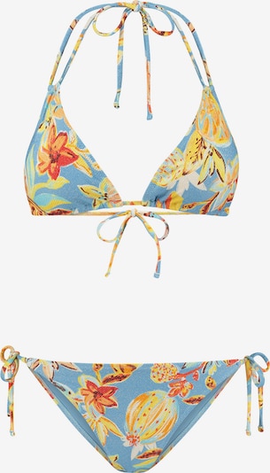 Shiwi Bikini 'Liz' en azur / jaune / orange clair / rouge, Vue avec produit