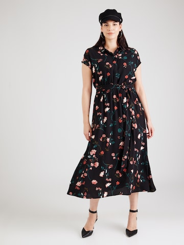 Vero Moda Curve Платье-рубашка 'VMNEWHALLIE' в Черный: спереди