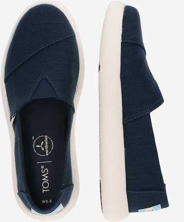 TOMS - Sapatilhas slip-on 'Alpargata Mallow' em azul