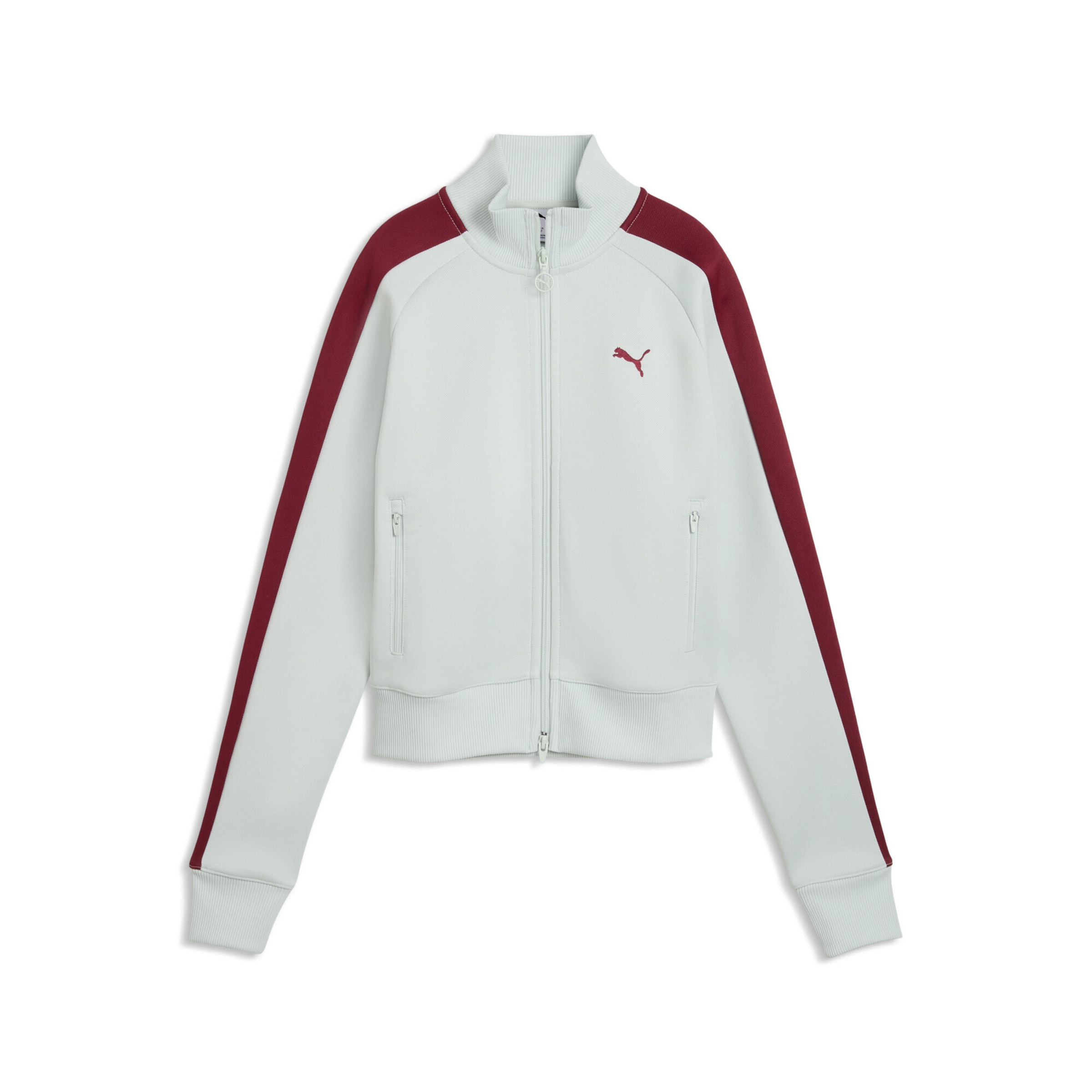 PUMA Sweatjacke 'T7 Always On' in Grün: Vorderseite