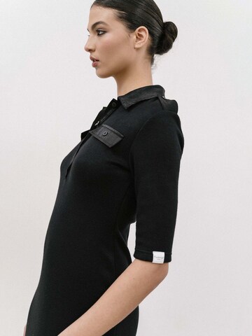 4TAILORS Jurk in Zwart