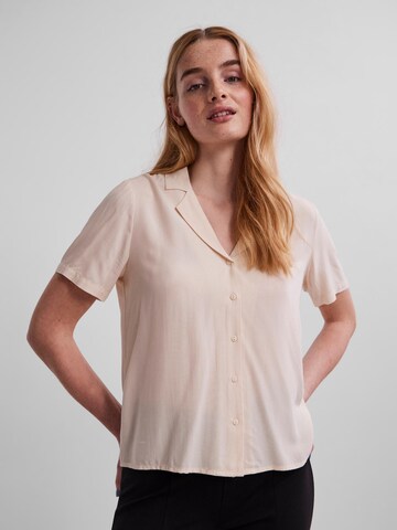 PIECES Blouse 'Olivia' in Beige: front