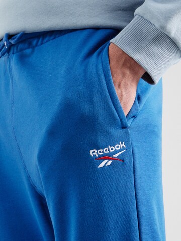 Reebok Tapered Παντελόνι φόρμας σε μπλε