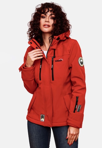 MARIKOO Weatherproof jacket 'Kleine Zicke' in Red: front