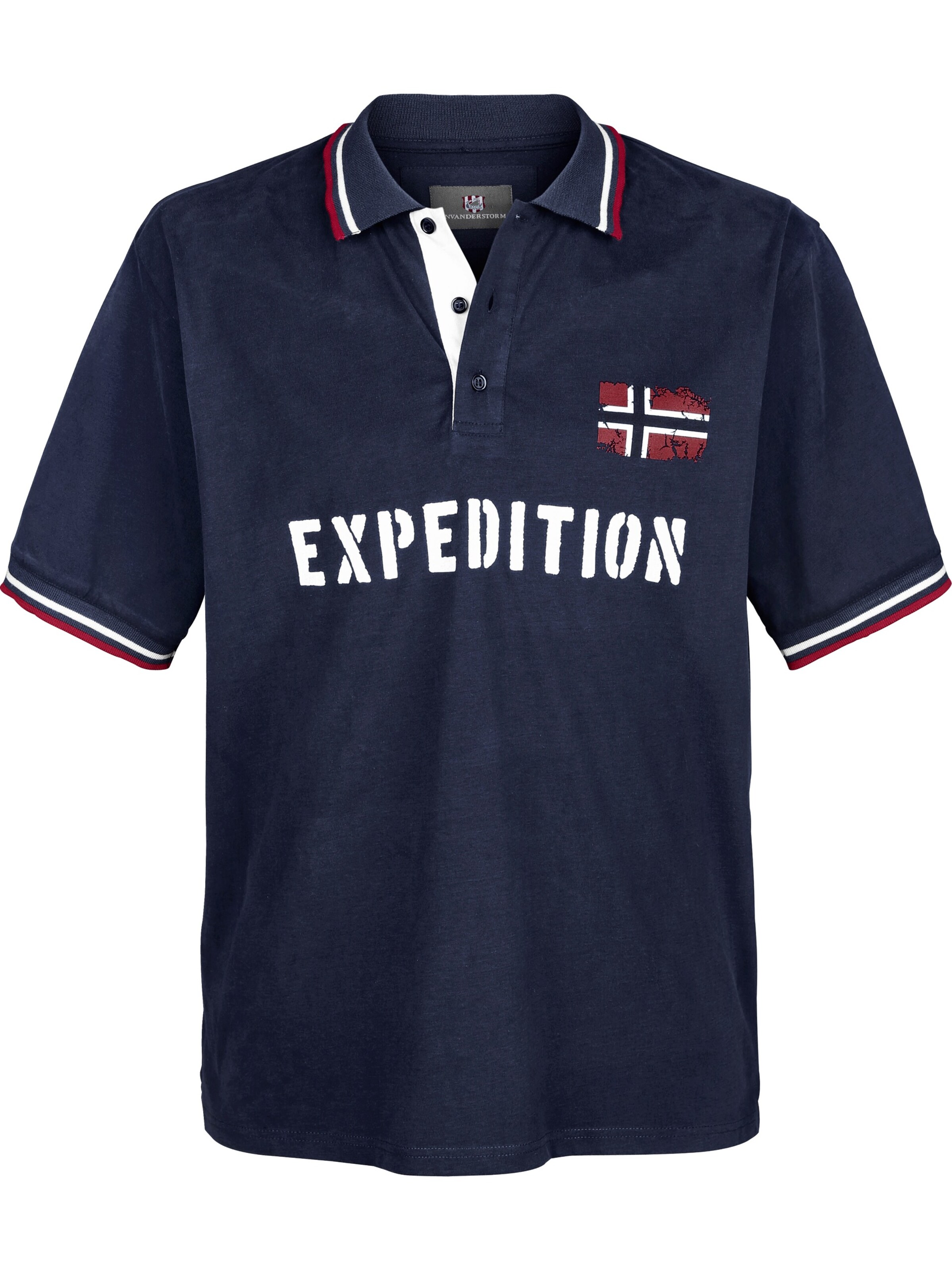 Jan Vanderstorm Poloshirt 'Johan' in Blau