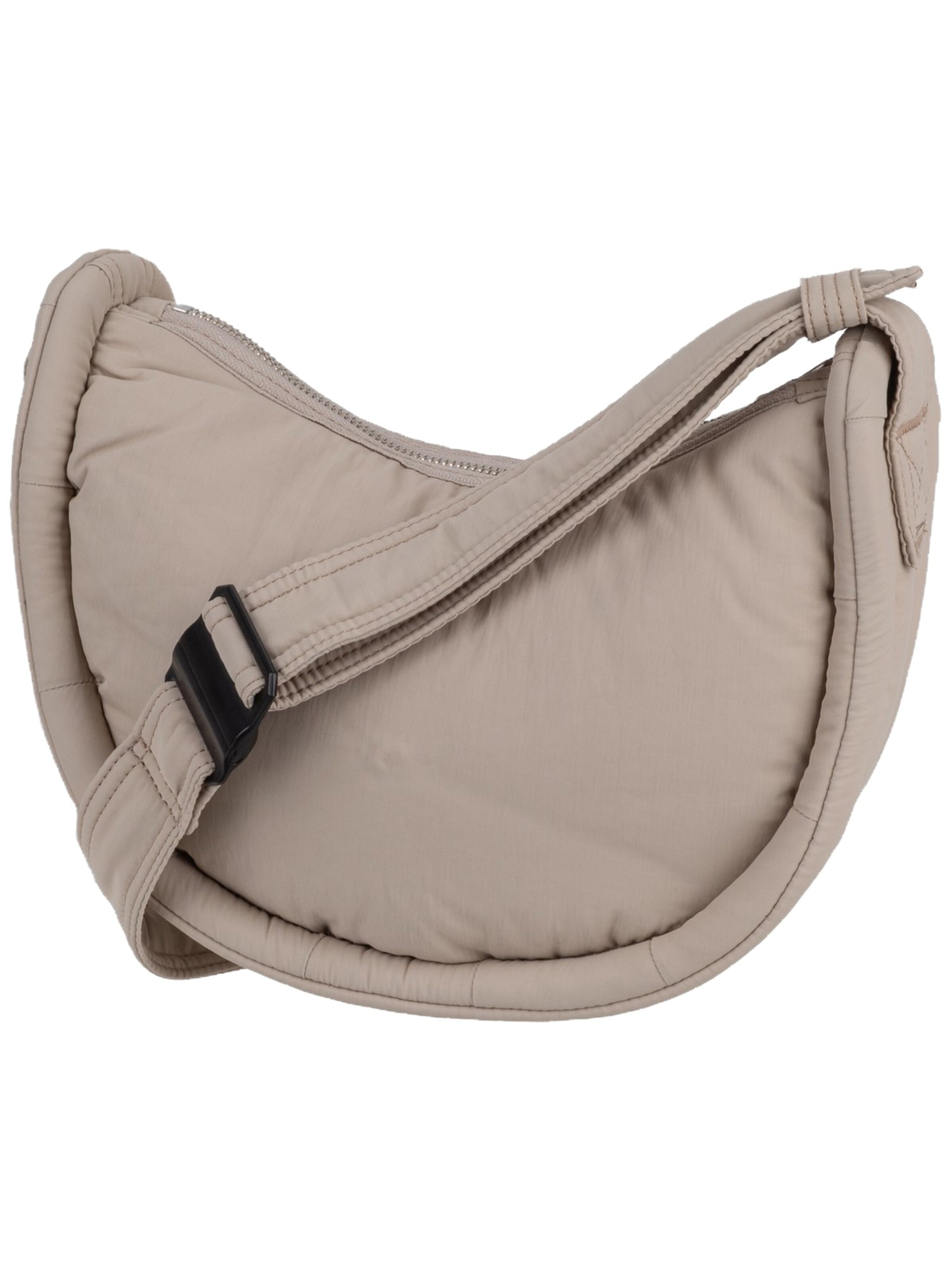 SANDQVIST Handbag ' Curve Halfmoon Mini ' in Beige