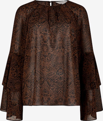 Chemisier ' ' Apricot en marron : devant