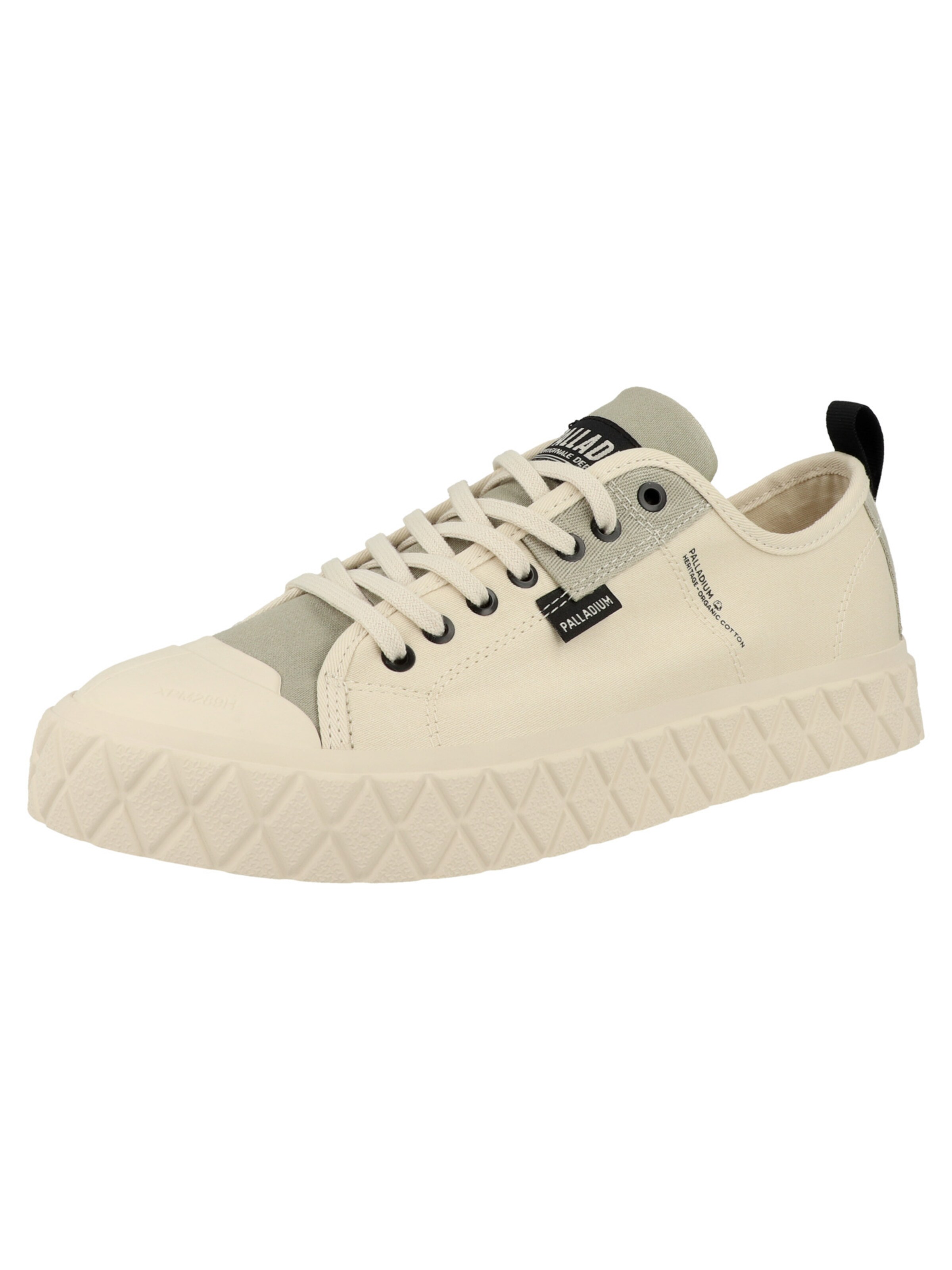Baskets basses Palladium en beige : devant