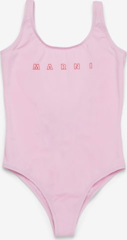 rožinė Marni Maudymosi kostiumėlis: priekis