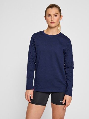 Hummel Functioneel shirt in Blauw: voorkant