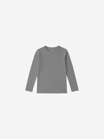 Tommy Life Shirt 'TOMMY T-Shirt Aus Baumwolle Und Elastan'‌‌‌‌‌‌‌‌‌‌ in Grau