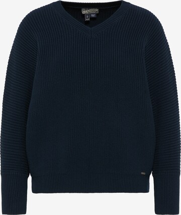 Pull-over DreiMaster Vintage en bleu : devant