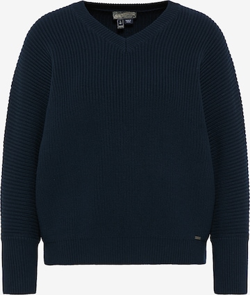 DreiMaster Vintage Sweater in Blue: front