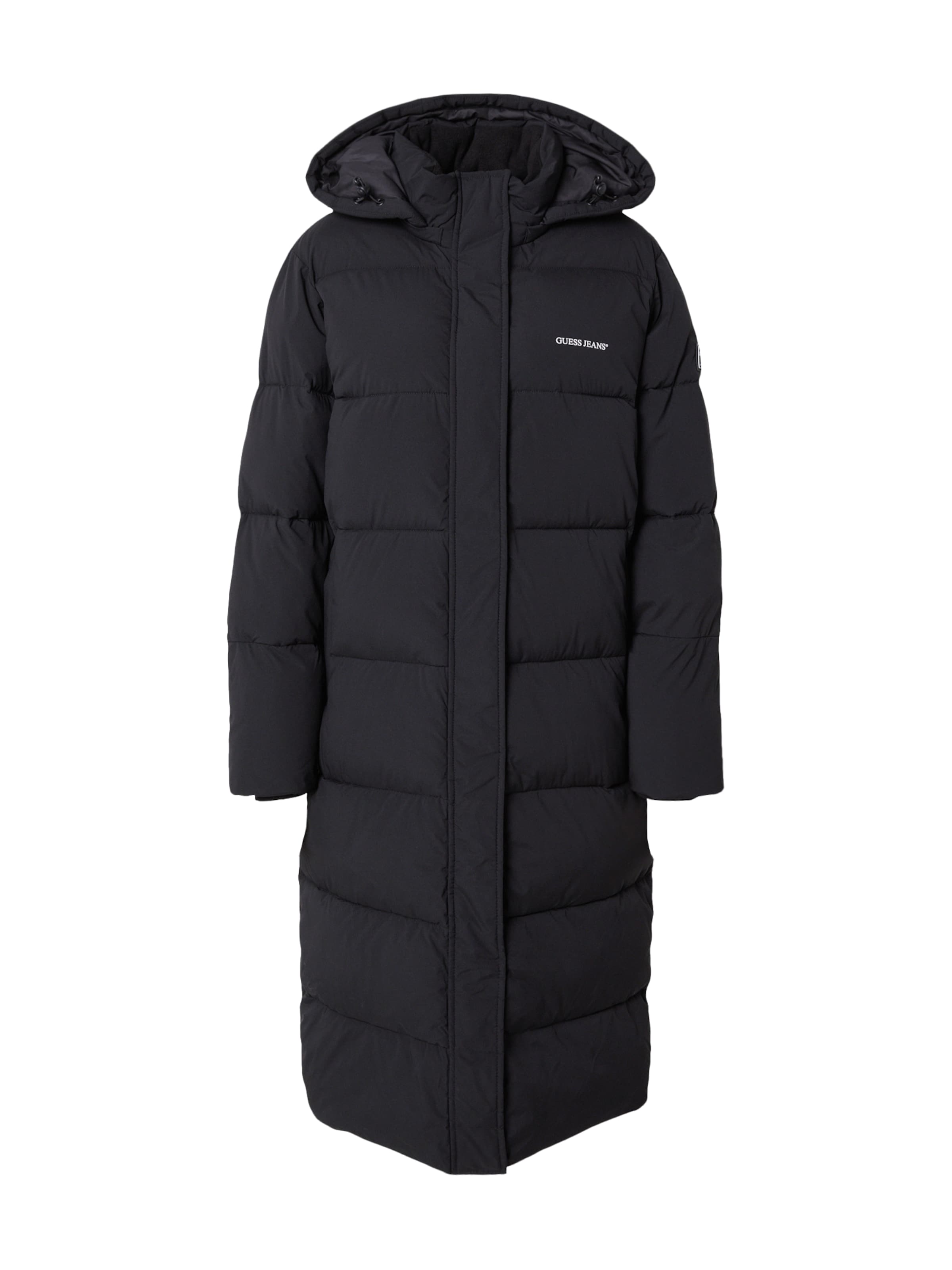 GUESS JEANS Mantel in Schwarz: Vorderseite