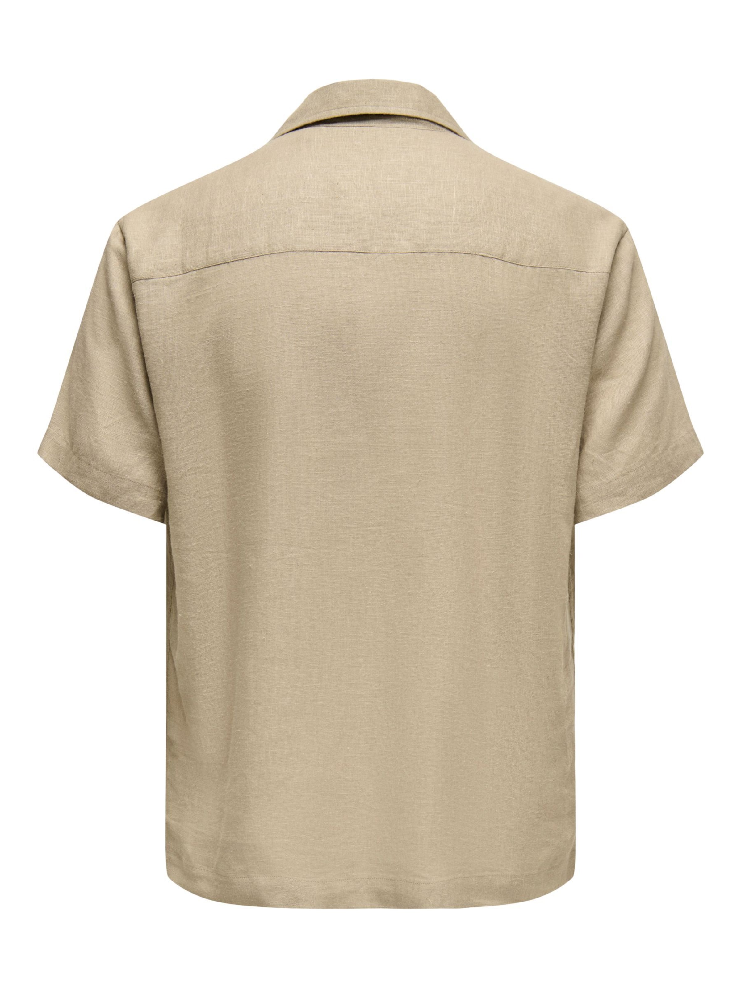 Only & Sons Regular Fit Skjorte 'ONSLaurence' i brun