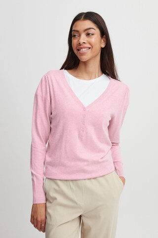 b.young Strickpullover 'Pimba' in Pink: predná strana