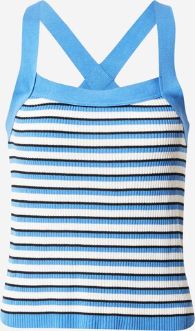 UNITED COLORS OF BENETTON Gebreide top in Blauw: voorkant