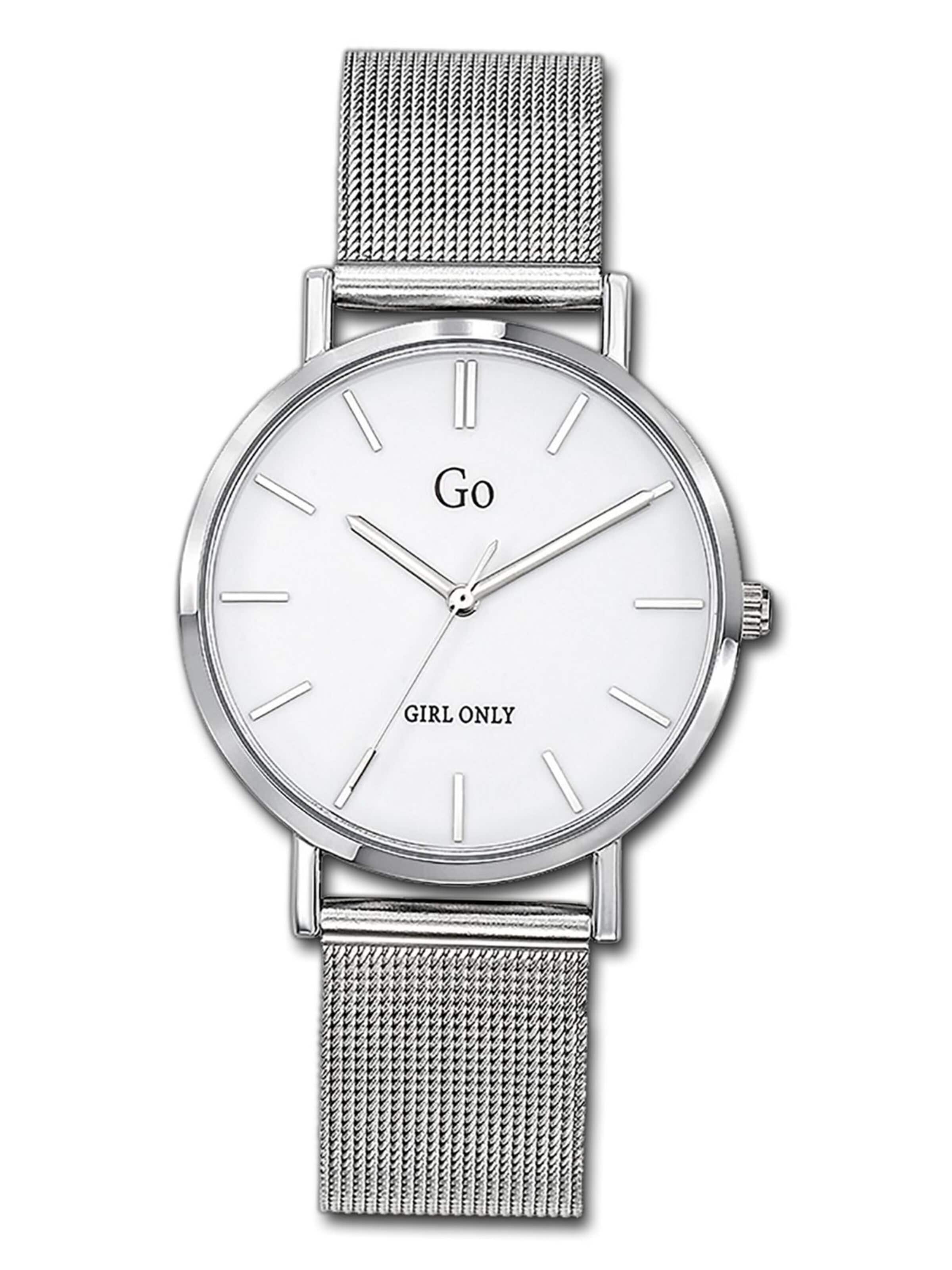 GO GirlOnly Analoog horloge in Zilver: voorkant