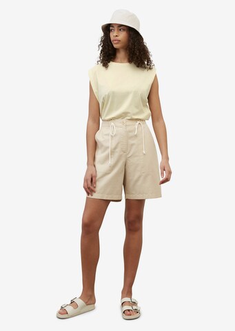 Marc O'Polo Regular Broek in Beige: voorkant