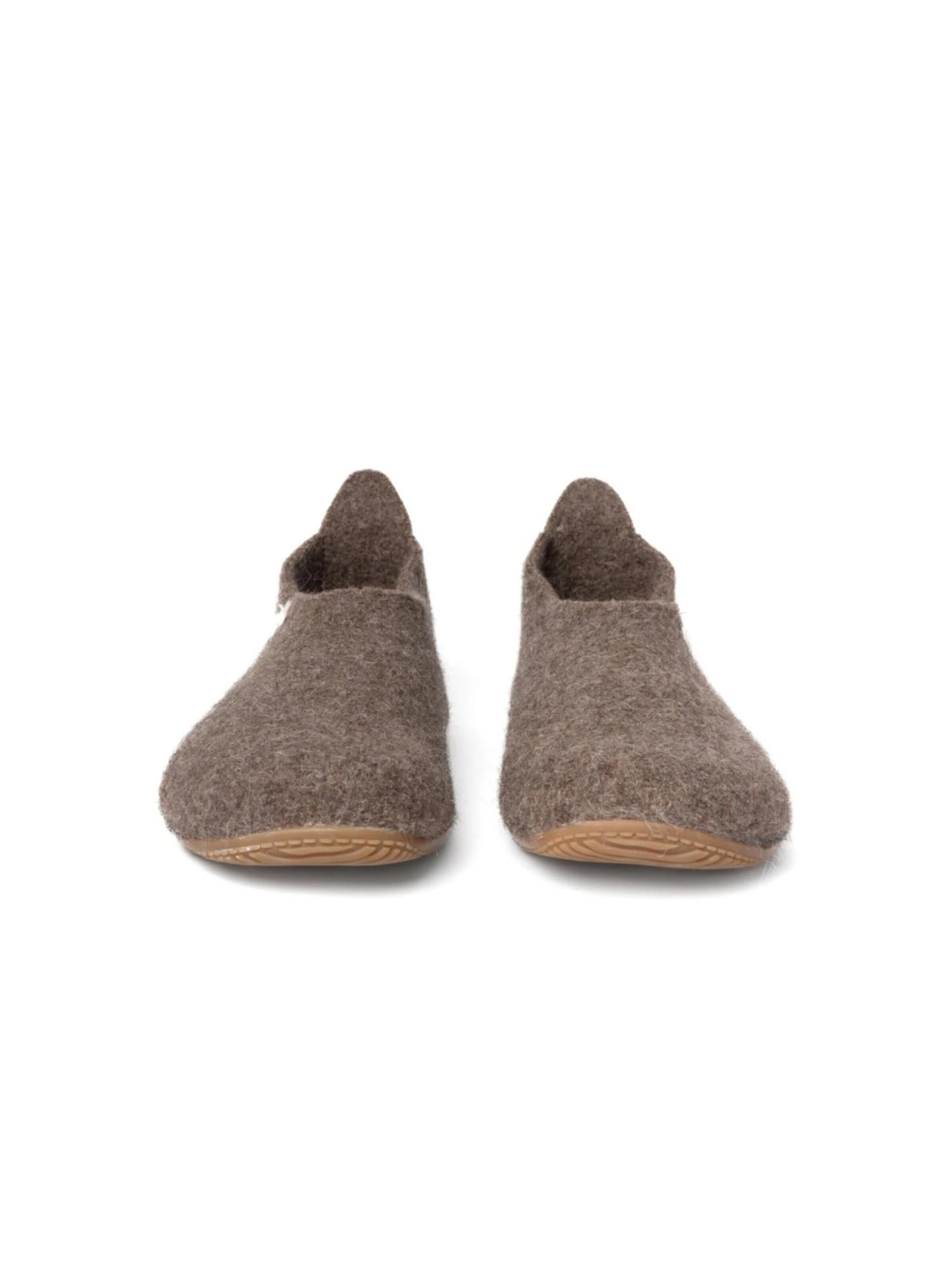 Living Kitzbühel Slipper 'Schurwolle' in Brown