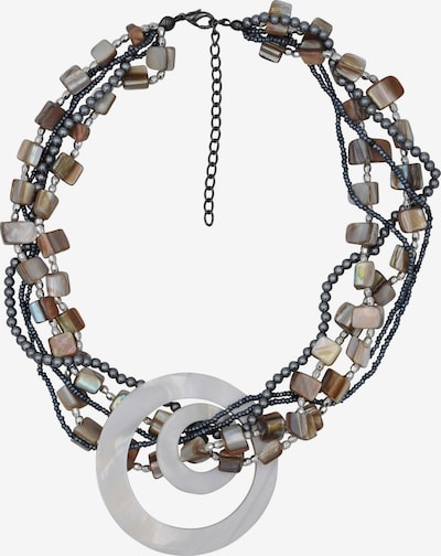 Steuer Kette in braun / schwarz / weiß, Produktansicht