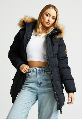 Manteau d’hiver 'Goshawa' Zavetti Canada en noir