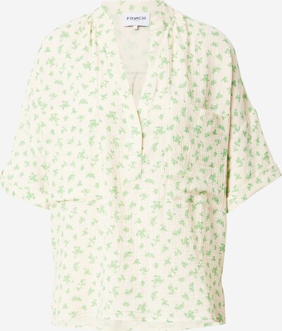 Bluză 'June' FRNCH PARIS pe crem / verde deschis, Vizualizare produs
