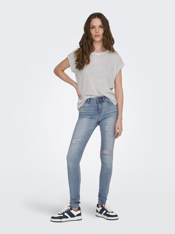 Skinny Jeans 'WAUW' di ONLY in blu
