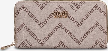 Portamonete 'Portafoglio donna con zip Coveri Collection' di Coveri Collection in verde: frontale