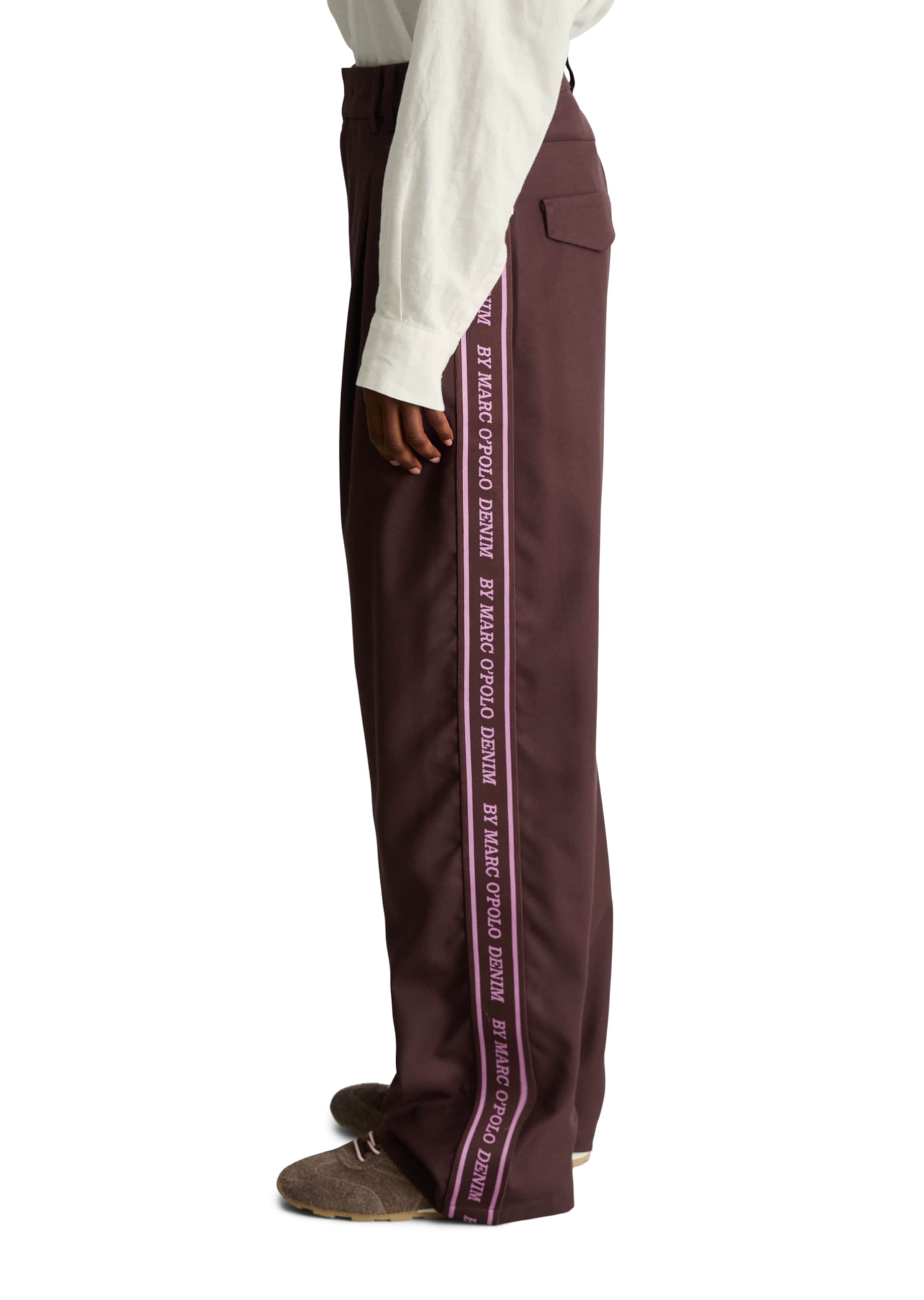 Loosefit Pantalon Marc O'Polo DENIM en marron