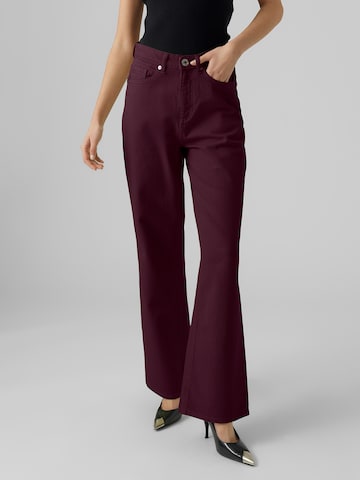 Wide Leg Jean 'VMTESSA' VERO MODA en rouge : devant