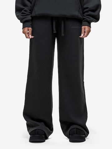 Wide leg Pantaloni di Good For Nothing in nero: frontale