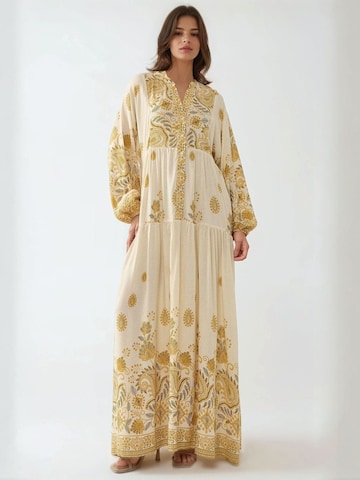 Hiccup Kleid in Gelb: Vorderseite