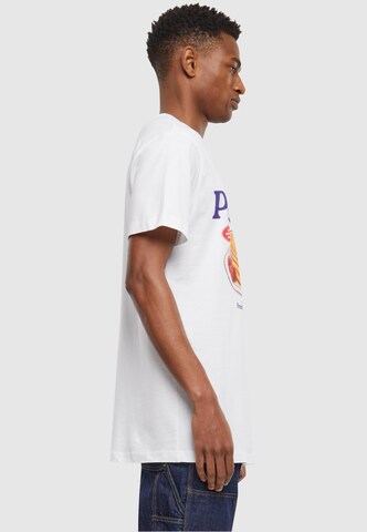 T-Shirt 'Pancake' Mister Tee en blanc