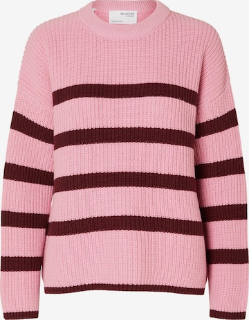 SELECTED FEMME Pullover 'Bloomie' in Pink: predná strana