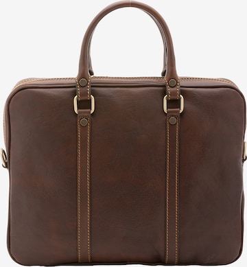 Borsa a mano di Viola Castellani in marrone: frontale