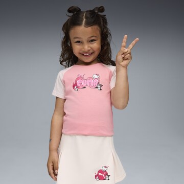 T-Shirt PUMA en rose : devant