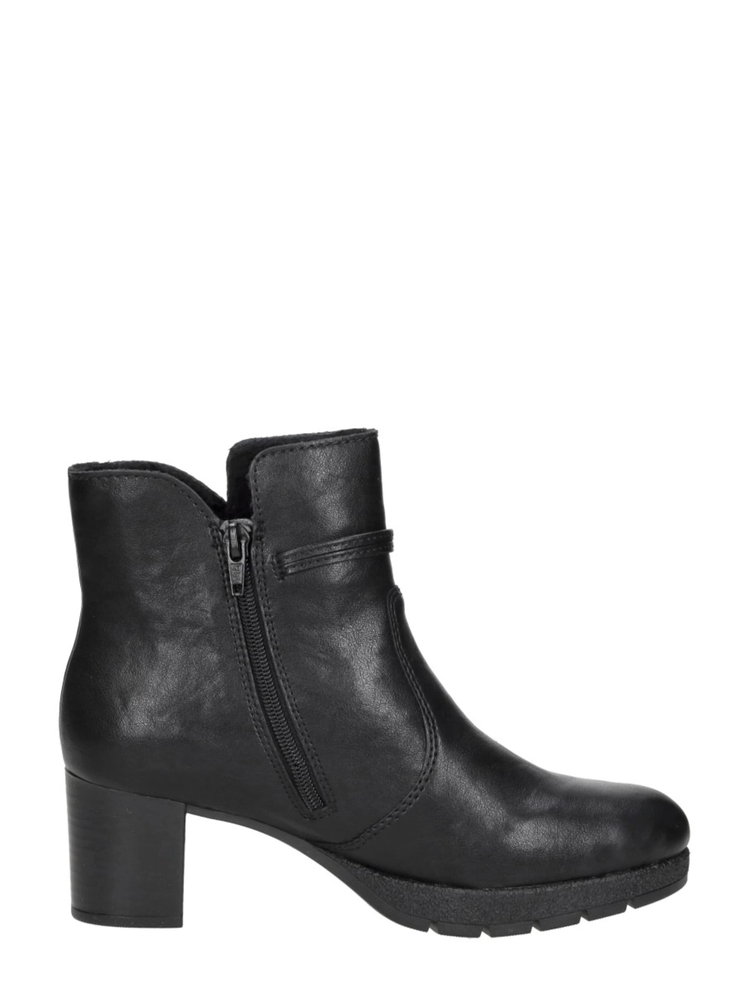 Boots 'Enkellaarsjes Hak' Rieker en noir