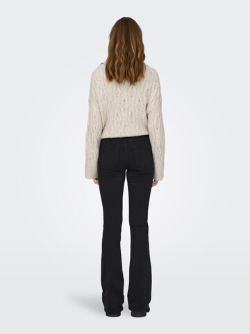 ONLY Flared Jeans 'BLUSH' in Black