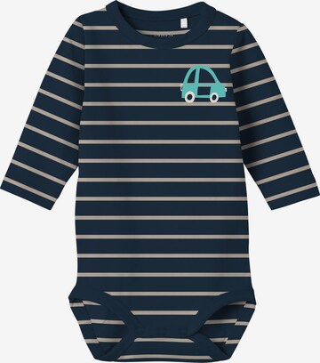 Tutina / body per bambino 'VROELS' di NAME IT in blu: frontale