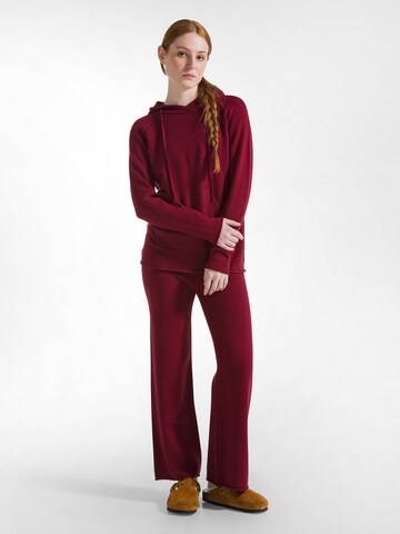 DEHA Wide leg Trousers in Red: front