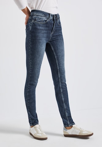 STREET ONE Slim fit Jeans 'York' in Blue