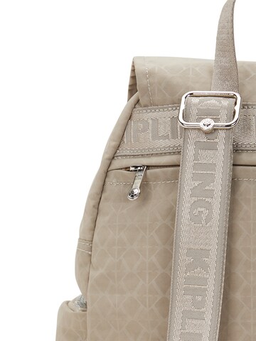 KIPLING - Mochila 'City' em bege