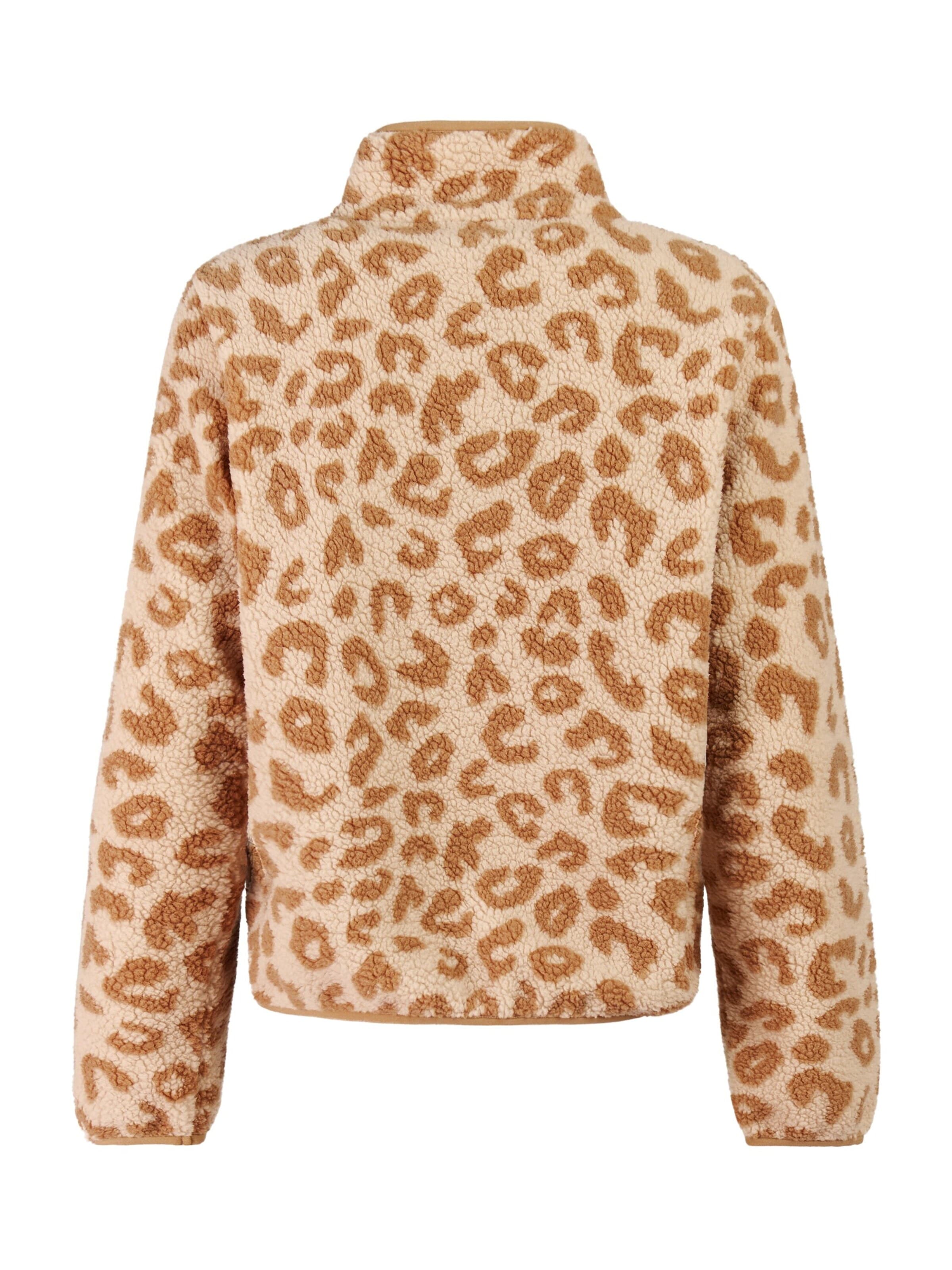 PROTEST Fleece jas 'PRTWiba' in Bruin