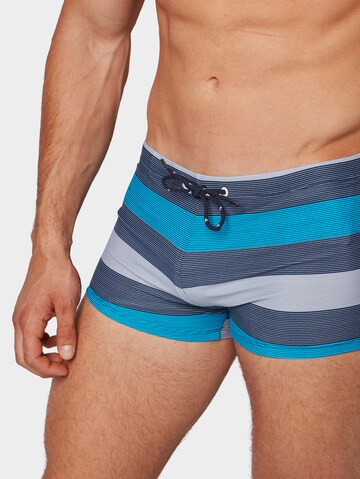 TOM TAILOR Badeshorts in Blau