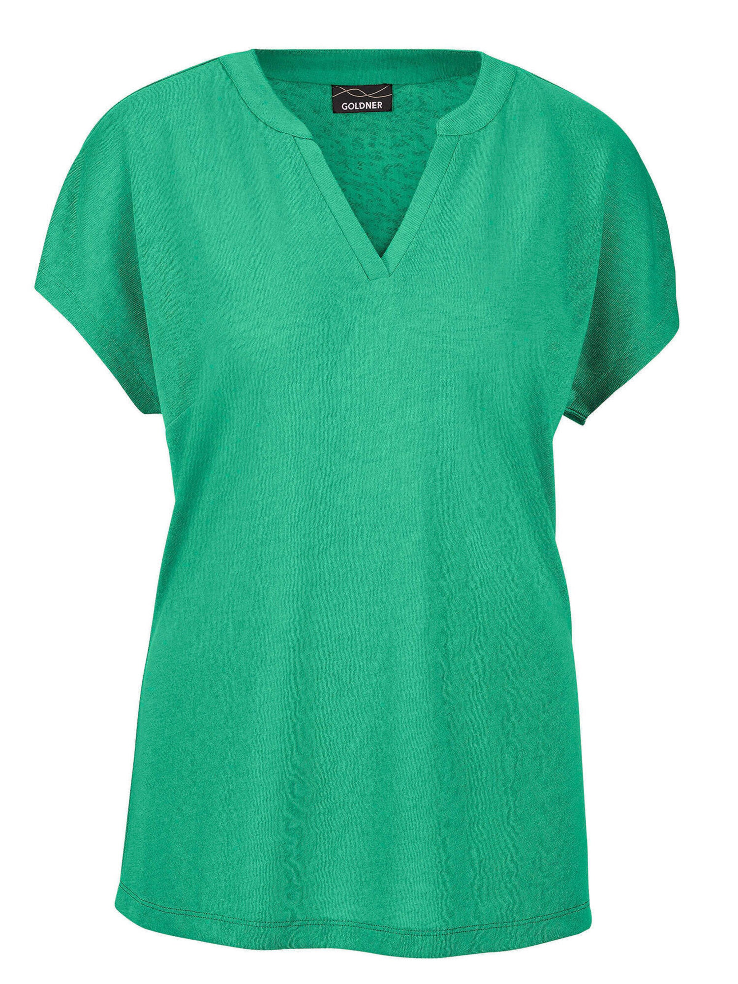 Goldner T-shirt en vert, Vue avec produit