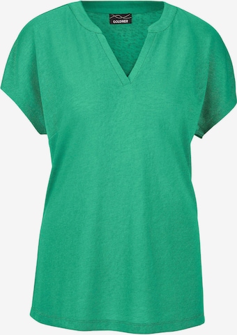 T-shirt Goldner en vert : devant