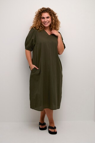 KAFFE CURVE Jurk in Groen