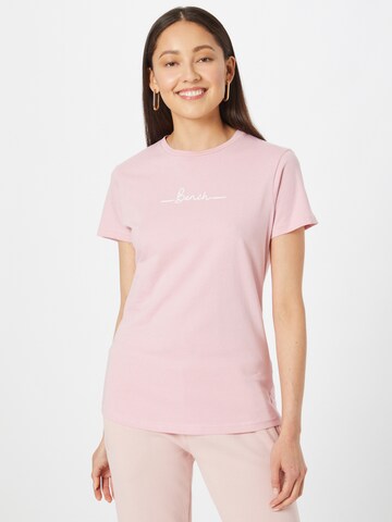 T-shirt 'Abelia' BENCH en rose : devant