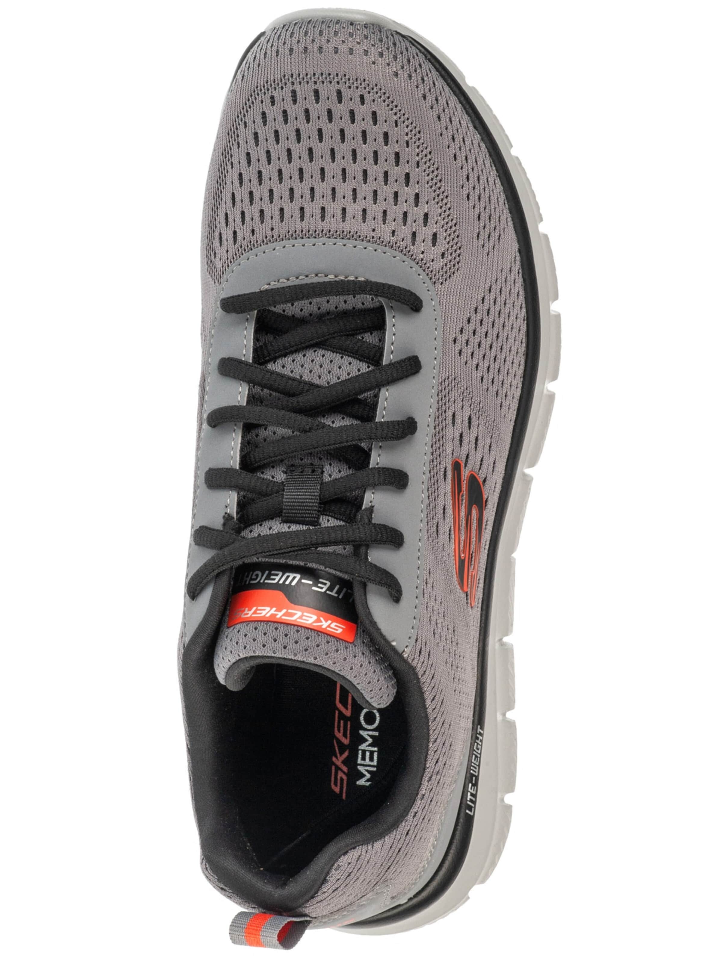 SKECHERS Rövid szárú sportcipők 'Leshur' - szürke